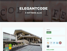 Tablet Screenshot of elegantcode.com